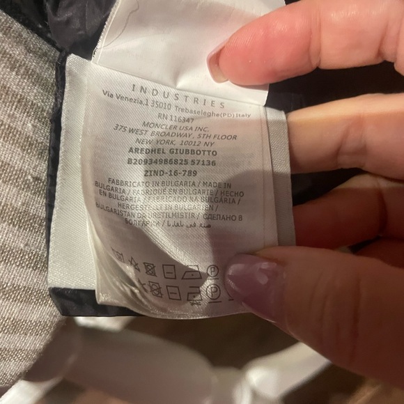 Women's MONCLER Aredhel Down Puffer Jacket Parka Coat Hooded . Size 0-XS - Picture 12 of 15